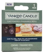 Yankee Candle Car Powered Fragrance Refill "Vanilla Cupcake" / NEW