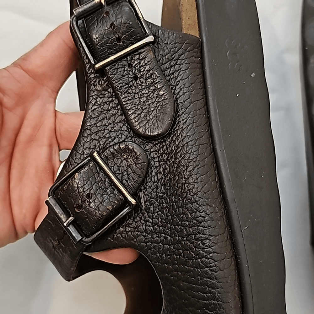 - SAS Tripad‎ Comfort Bravo Brown Leather Buckle Sandal Shoes Men\'s US 12 N SAS Tripad Comfort Bravo Brown Leather Buckle Sandal Shoes  main image 4