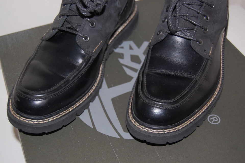 Timberland Britton Hill Moc носок водонепроницаемый ботинки из черной кожи мужской размер 7 - Изображение 3 из 4
