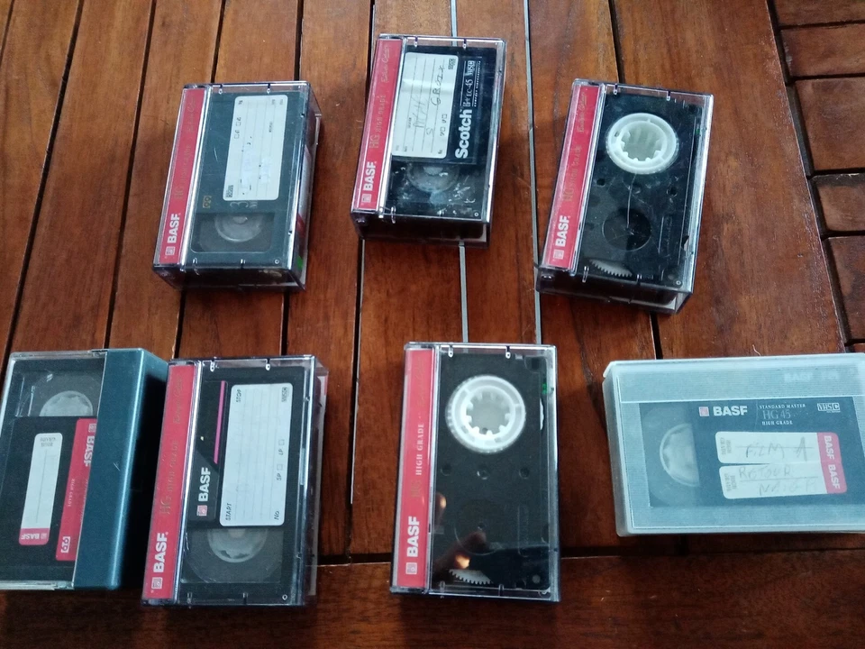 Lot 7 K7 vidéo VHS C BASF cassette vierge HIGH GRADE - Image 4 of 4