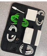 Digital Gadgets Cable Organizer For Travel Black