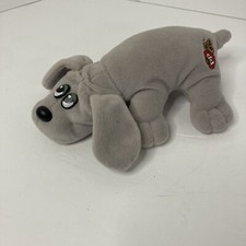 Vintage Pound Puppy Dog Plush Stuffed Animal 1985 Tonka Small 8" Gray Newborn