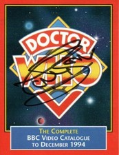 Doctor Who - BBC Video 1994 Catalogue   Signed by Colin Baker