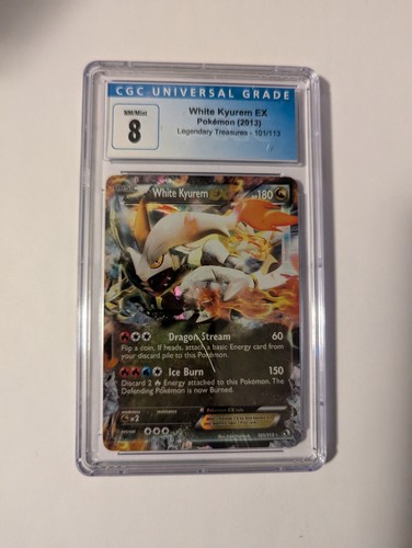 White Kyurem-EX graded CGC 8 for sale on eBay