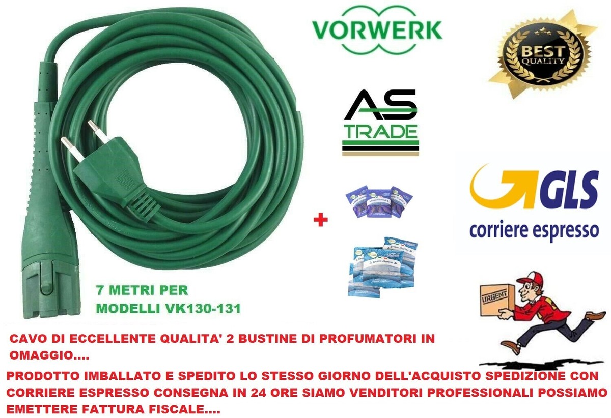 CAVO ALIMENTAZIONE FOLLETTO VK130 VK131 7 MT - Foto 2