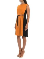 Yanny London Crepe Sleeveless Georgette Dress Mango UK 8 LN001 AA 09