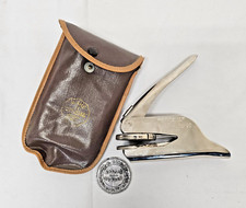 Vintage Embosser w/ Carrying Bag - Custom Notary Public Seal