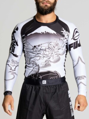 Fuji MMA BJJ Jiu Jitsu Long Sleeve LS Rashguard Rash Guard