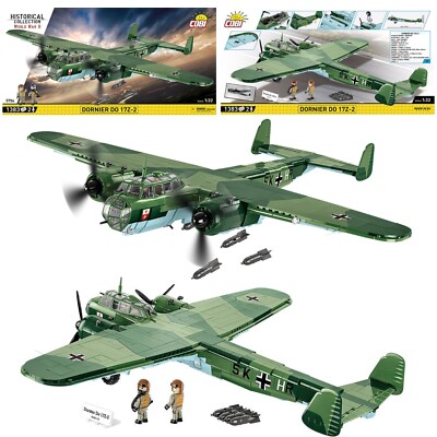 COBI 5754 Historical Collection WW2 Dornier Do 17Z-2 Bomber Klemmbautein Set