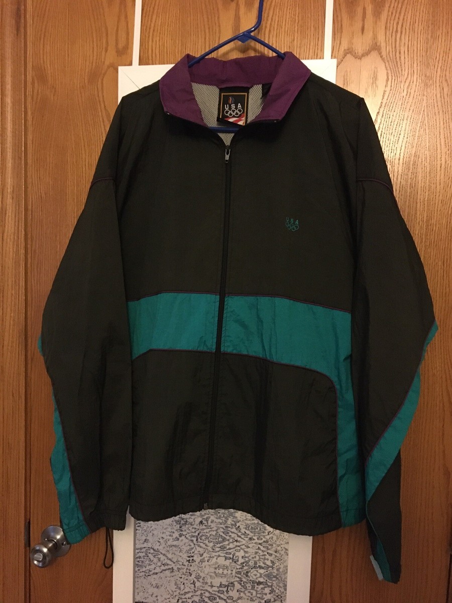 Vintage USA Olympic JC Penney Women's Windbreaker XL Jacket VGUC