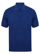 Mens Polo Shirt Plain Shirts Pique Tee New Golf Work Casual Super Easy Fit NEW