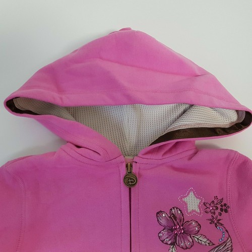 Tinker Bell Hoodie Girl's Size 5 Disney Pink Sweatshirt NEW - Picture 4 of 8