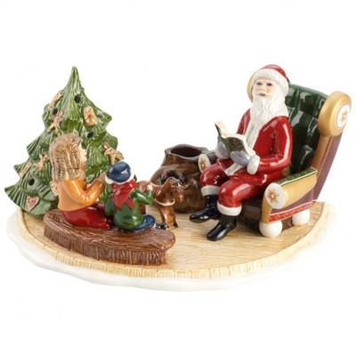 Villeroy & Boch CHRISTMAS TOYS Santa Reading Book #5967 | eBay