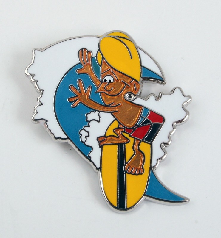 1 FREE Classic Murphy Surf pins, surfing, surfboard, vintage Griffin, Surfer