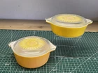 2 Pcs Vintage Pyrex  Pattern 473 , 1 Quart