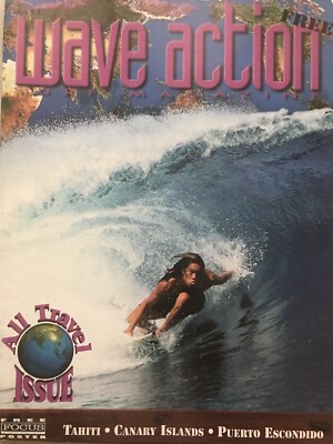 SURF MAGAZINE WAVE ACTION VOL#2 2 ALL TRAVEL ISSUE TAHITI CANARY IS PUERTO ESCON