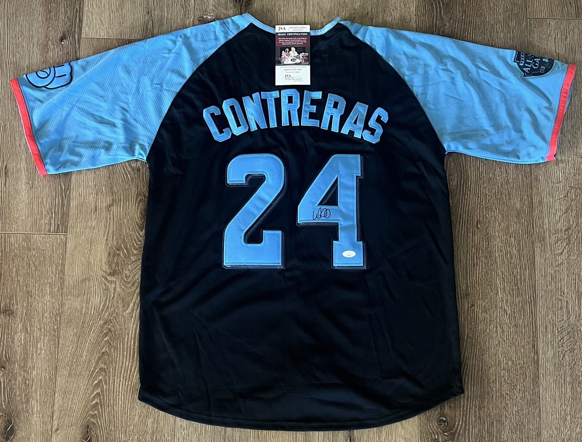 William Contreras Signed Custom 2024 National All Star Jersey JSA