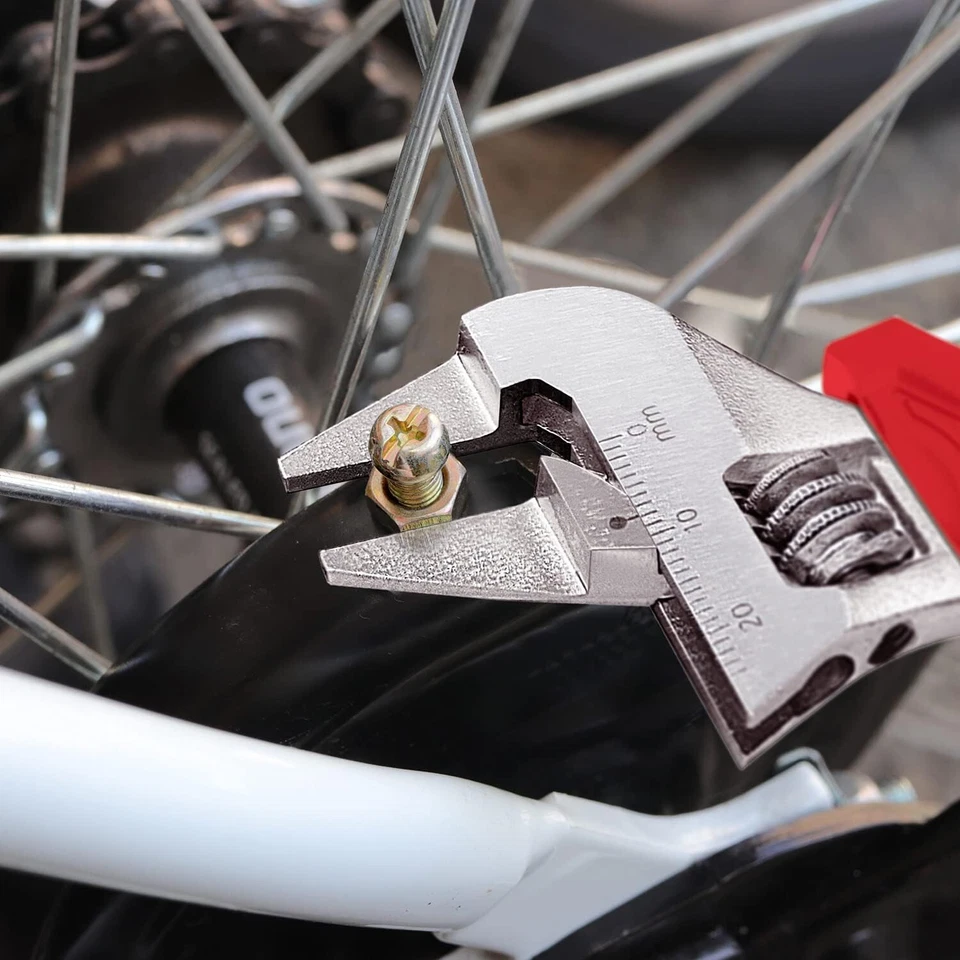 Engineer JAPAN Pro THIN JAW SHORT ADJUSTABLE WRENCH (OPEN 24mm) TWM-08 - Image 3 of 4