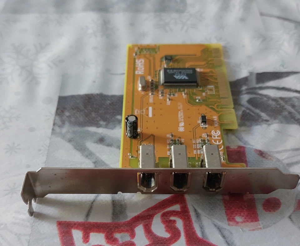 Scheda FireWire 3 porte, Trust, VI-2100 DV PCI, 1394A, mod. 12824-02, originale! - Immagine 2 di 4