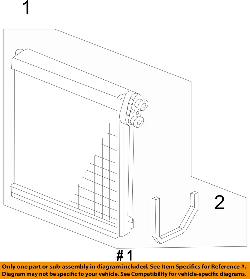 Acura ZDX 2010 2013 OEM AC evaporador carcasa completa con motor soplador Foto 4 de 4