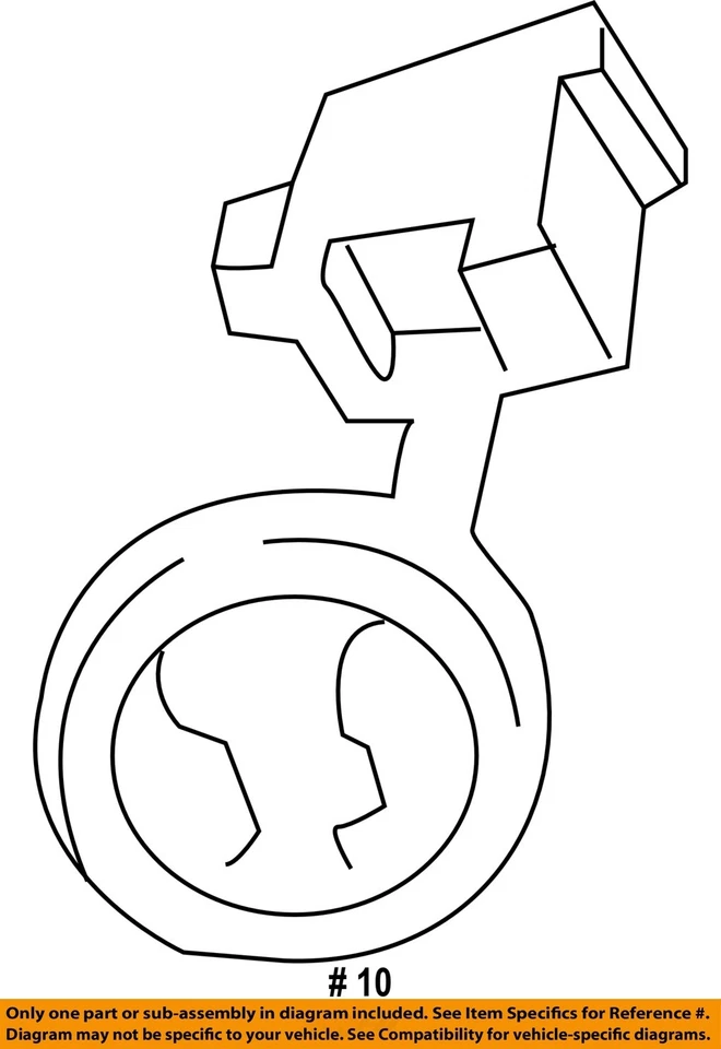 通用原始设备制造商 10 - 19 科迈罗护罩开关杠杆防盗模块 13523275 — 第 2/2 张图片