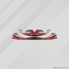 REDSPEED STYLE M8 NOSE CONE STICKER KIT - KARTING -  JakeDesigns