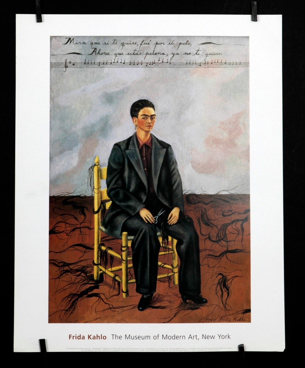 Frida Kahlo - Self Portrait With Cropped Hair,1940 -MOMA, New York