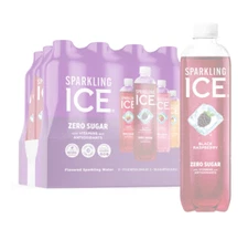 Sparkling Ice Purple Variety Pack Flavored Water zero sugar 17 fl oz 12 count
