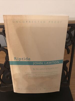Riptide Uncorrected Proof Copy By John Lawton PB 2001 Weidenfeld