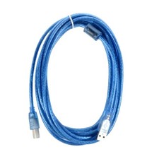 30 FT 10 Meters USB 2.0 A Male to B Male SuperSpeed Printer Extension Cable Blue