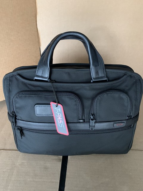 tumi briefcase slim