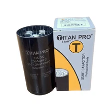 Titan Pro TMJ200 Motor Start Capacitor 200-240 MFD UF / 110-125 VAC