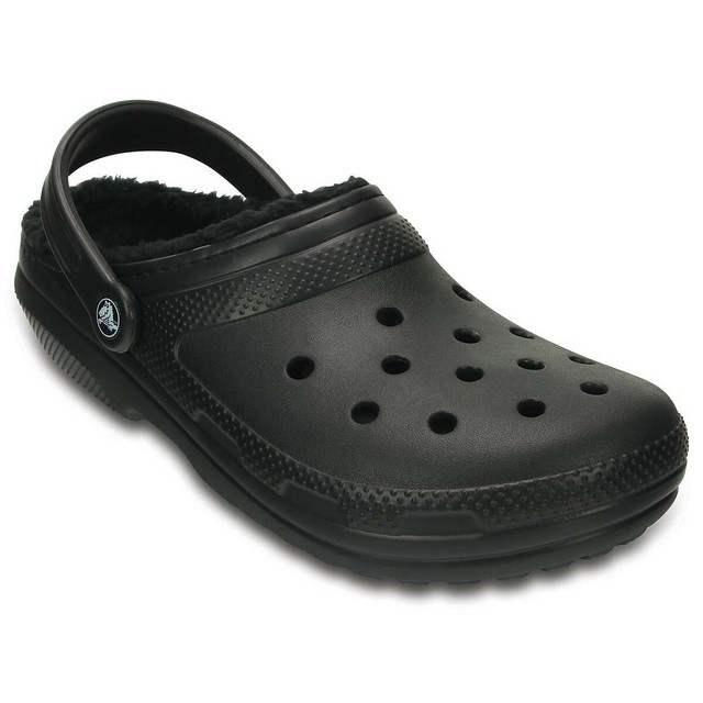 mens lined crocs