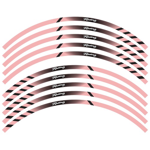17" 18" Universal Motorcycle Bikes Wheel Rim Tape Decals Stripes Stickers Decal - Picture 13 of 19