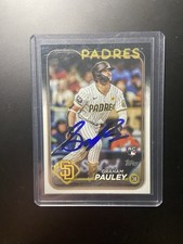 2024 Topps Update Series Graham Pauley Signed Card Padres