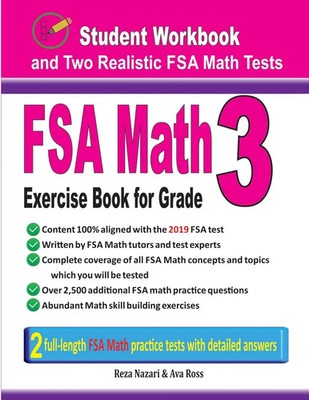 FSA Math Exercise Book for Grade 3 Reza Nazari (u. a.) Taschenbuch Englisch 2019