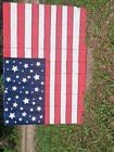 American Flag : Wooden, Handpainted, WEATHER PROOFED OVERCOAT . Self Standing — photo 8