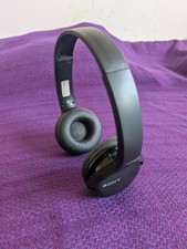 Sony WH-CH510 Wireless Bluetooth On-Ear Headphones Black Tested Working WHCH510