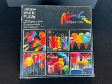 VTG Springbok A Rainbow Celebration Multi Puzzle 6 x 70 pc Complete