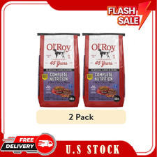 (2 pack) Ol' Roy Complete Nutrition T-Bone and Bacon Flavor Dry Dog Food, 46 lb.