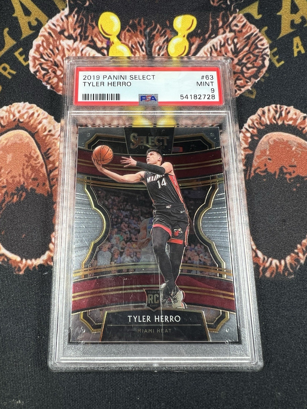 2019-20 Panini Select Concourse Tyler Herro #63 PSA 9 MINT Rookie RC