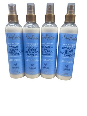 4 PACK Shea Moisture Manuka Honey & Yogurt Hydrate Repair Multi Action Leave In