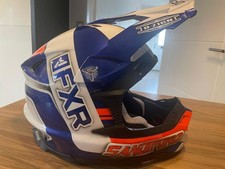FXR CUSTOM PAINTED BY D-ZIGN FIBREGLASS MOTOCROSS HELMET SIZE ADULT LARGE