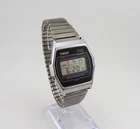 Vintage Timex Digital Octagon Watch 79 Silver Tone Chrono,Alarm,Date,Day,Runs