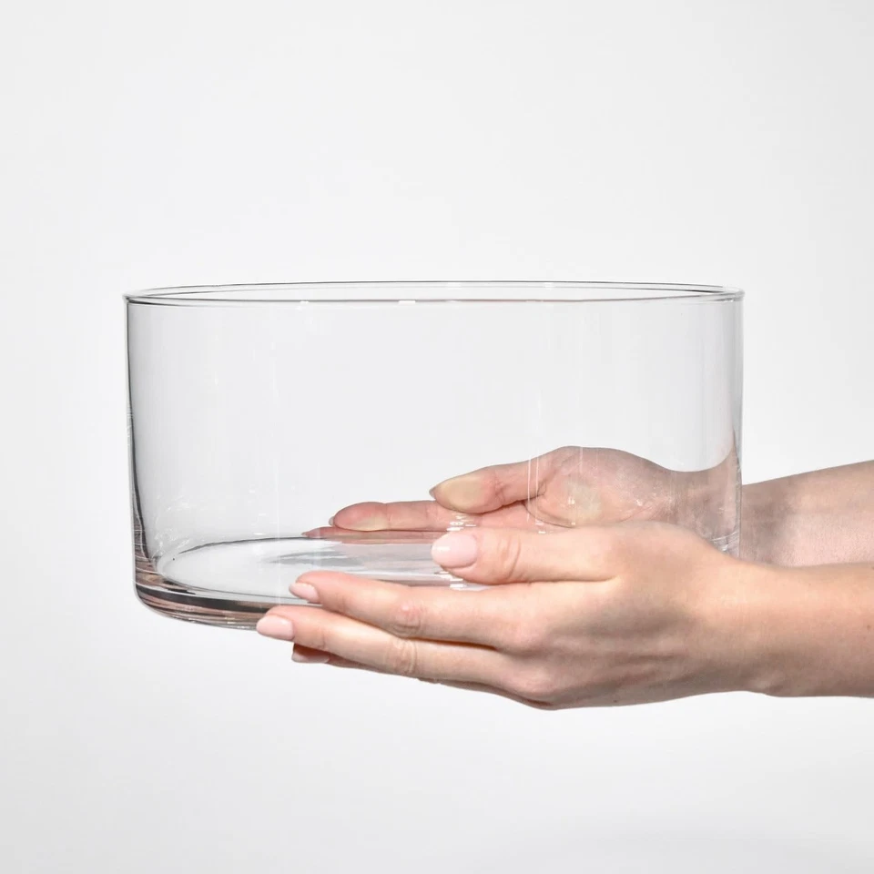 Декоративная и салатная чаша из фруктового стекла Krosno, 9,4 дюйма, гламурная коллекция, смешивание... - Изображение 3 из 4