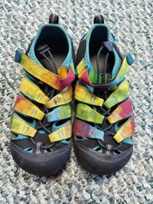 Keen Rainbow Tie-Die Waterproof Slip On Sandals Size 2 Youth