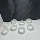 Vintage GLASBAKE Milk Glass Ramekins, Custard, Dessert Bakeware Cups, Set of 8