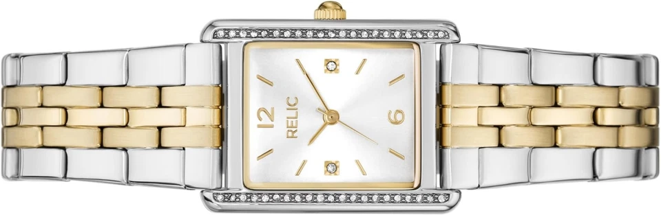 Relic by Fossil Women's Alexandra Three-Hand Watch Silver/Gold  ZR34667 - Image 2 of 4