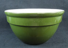 Hall Pottery Green Mixing Bowl-9"