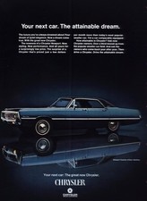 1969 Chrysler Newport Attainable Dream Vintage Print Ad 1969 Chrysler Newport Attainable Dream Vintage Print Ad